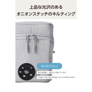 エレコム キルティング ツールポーチ スタンドタイプ グレー BMA-QTGPTLSGY-イメージ7