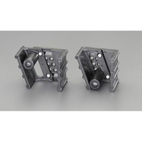 エスコ アジャスタブルグリップ 2個 64×61×44mm FCY3615-EA951FY-15
