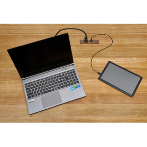 エルパ 家具用コンセントUSB AC1個口+Type-C1ポート ブラウン FO-RUC112T(BR)-イメージ6