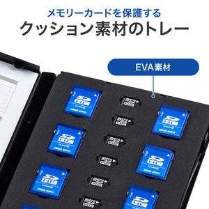 サンワサプライ DVDトールケース型メモリーカード管理ケース(SD・microSD用) FC-MMC15SDM-イメージ4