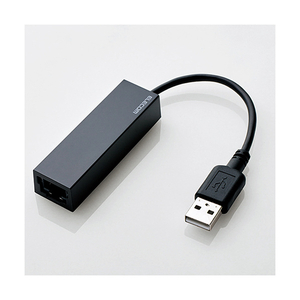 エレコム USB2.0 LANアダプター ブラック EDC-FUA2-B エレコム USB2.0 LANアダプター ブラック EDC-FUA2-B