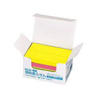 コクヨ 強粘着ふせん〈K2〉 75×25 7色ミックス ネオン10冊 F028561-K2ﾒ-KN7525X10