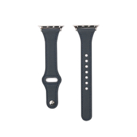 WEARPLANET Apple Watch 42/41/40/38mm用Slim Line フラット本革バンド ミッドナイトブルー WP23213AWMB