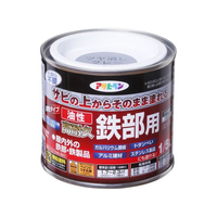 アサヒペン 油性 高耐久鉄部用 1／5L ツヤ消しグレー FC181NV