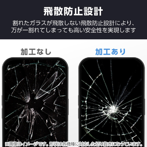 エレコム Galaxy A25 5G用ガラスフィルム 高透明 PM-G253FLGG-イメージ6