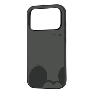 レイ・アウト iPhone 18 Pro Max用 / 17 Pro Max用  / ディズニー / maru 衝撃吸収 バンパー ハイブリッドケース / ミッキーマウス_グレー2 RJ-DP59K4TB/MK44-イメージ1