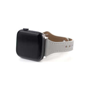 WEARPLANET Apple Watch 42/41/40/38mm用Slim Line フラット本革バンド アンティークグレー WP23214AWGR-イメージ2