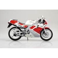 アオシマ AﾊﾞｲｸｶﾝｾｲﾔﾏﾊTZR50SWFR Yamaha TZR250 '89 シルキーホワイト