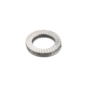 トラスコ中山 TRUSCO　ノルトロックワッシャー　ステンレス　サイズNL6（M6）　2個入 B796-0006-イメージ1