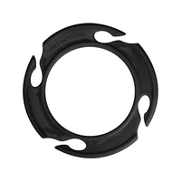 トラスコ中山 TRUSCO/コーンフックリング 黒 2個入 TCHRBK FCD380C-2493857