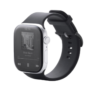 エレコム Apple Watch用シリコンバンド TOUGH SLIM ブラック AW-25BBDTSBK-イメージ2