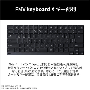 富士通 FMV Keyboard X01M FMVPRKBBL2-イメージ9