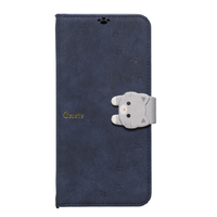 NATURAL design AQUOS Wish4(SH-52E/A402SH)用カード入れ・スタンド機能付手帳型ケース NewCocotte ネイビー AQW4-COT06