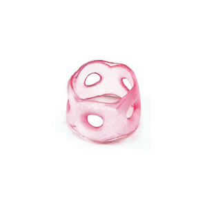 コクヨ リング型紙メクリ〈メクリン〉 S 透明ピンク 50個 1箱(50個) F836766-ﾒｸ-20TP-イメージ1