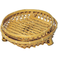 萬洋 白竹 オードブル皿 足付 42cm 21-946H FC941LL-4393400