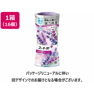 アース製薬 トイレのスッキーリ! アロマラベンダーの香り 400mL 16個 FC924RK-イメージ1