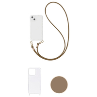 GAACAL iPhone13用ショルダーストラップセット カーキ P00358KS