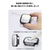 エレコム Apple Watch 42mm用フルカバーケース/プレミアムガラス/高透明/防水 ブラック AW-25BFCGEBK-イメージ5