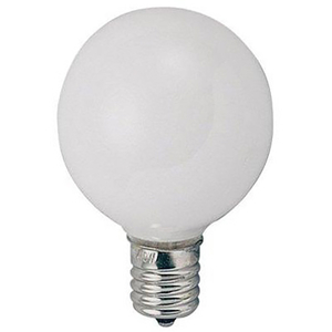 ヤザワ G501760W ベビーボール球 E17口金 60W ホワイト 1個入り