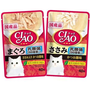いなば CIAO パウチ 乳酸菌バラエティ 40g×8P FCF666N-イメージ2