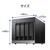 I・Oデータ RAID対応 4ドライブ外付ハードディスク(80TB)（受注生産） HD4-UTN80-イメージ2