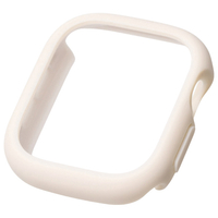 エレコム Apple Watch 42mm用フルカバーケース/TOUGH SLIM LITE/プレミアムガラス ベージュ AW-25BFCTSLBE