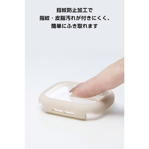 エレコム Apple Watch 42mm用フルカバーケース/TOUGH SLIM LITE/プレミアムガラス ベージュ AW-25BFCTSLBE-イメージ6