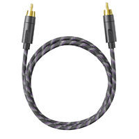 FIIO オーディオケーブル TRUST LR-RCA7S 20cm FIO-TRUST-COAXIA-LR-RCA7S