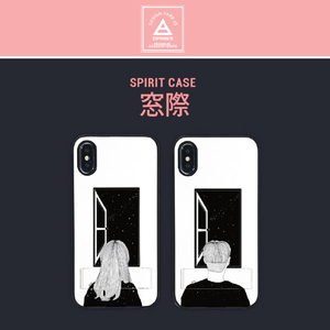 Dparks iPhone XS/X用ケース spirit case 窓際の男 DS15216I58-イメージ4