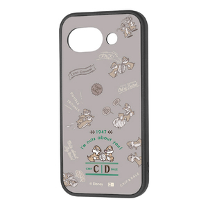レイ・アウト Google Pixel 10a用 / ディズニー / maru 衝撃吸収 バンパー ハイブリッドケース チップ&デール_ベストフレンズ RJ-DGP10AK4TB/CD9-イメージ1