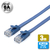 JTT Cat6A フラットLANケーブル 3m ブルー Cat6A フラットLANケーブル ブルー JTLAN6A-F30BL-イメージ1