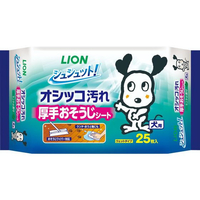 ライオン ライオンペット/シュシュット! 厚手おそうじシート 犬用 25枚 FC898PM