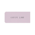 ゴークラ カラー荷札1穴 ピンク 1000枚 F819001-ﾆ-C100