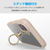 エレコム iPhone 17用TOUGH SLIM LITE ケース フレームカラー リング付 ベージュ PM-A25ATSLFCRBE-イメージ5