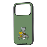 レイ・アウト iPhone 18 Pro Max用 / 17 Pro Max用  / トムとジェリー / maru 衝撃吸収 バンパー ハイブリッドケース / ハンマー RJ-WP59K4TB/TJ12