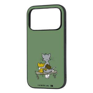 レイ・アウト iPhone 18 Pro Max用 / 17 Pro Max用  / トムとジェリー / maru 衝撃吸収 バンパー ハイブリッドケース / ハンマー RJ-WP59K4TB/TJ12-イメージ1