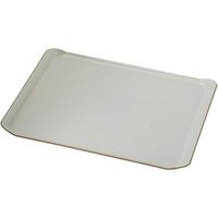 パール金属 ノンスリップ抗菌ランチョントレー 36cm ホワイト FCE342V-KB-4