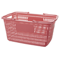 スマートバリュー ショップかご 30L ピンク FC28627-B264J-PK