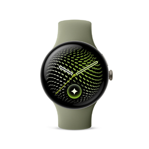 Google Google Pixel Watch 5(45 mm) (第 2 世代) Wi-Fi Satin Pyrite アルミケース / Olive アクティブ バンド GA10896-US-イメージ3