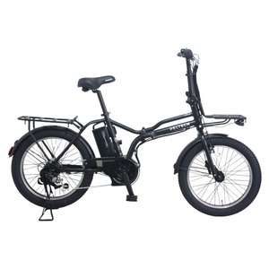PELTECH X-adventure 20型折り畳み外装6段変速ハイパワーモデル ブラック TDN-246L-MBK-イメージ1