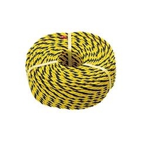 トラスコ中山 TRUSCO　標識ロープ　3つ打　7．5mm×20m R-920T