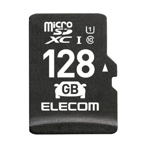エレコム ドライブレコーダー向け microSDXCメモリカード(128GB) ブラック MF-DRMR128GU11-イメージ1