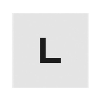 アイマーク ステンシル L 文字サイズ50×40mm FC214HZ-8186064