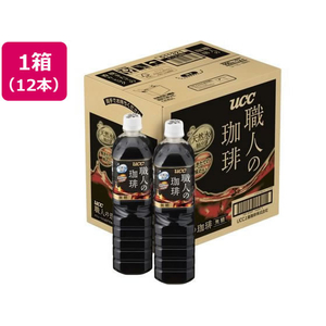 UCC 職人の珈琲 無糖 PET 900mL 12本 FCE657M-511321-イメージ1