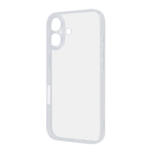 レイアウト iPhone 16用Like standard 精密設計 カメラ保護 衝撃吸収 バンパー メタリック TPUソフトケース クリア RT-P46PFC2/CM-イメージ1