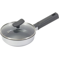 パール金属 chiiino ふっ素 ダイキャストガラス蓋付目玉焼14cm FC873NM-HB-6565