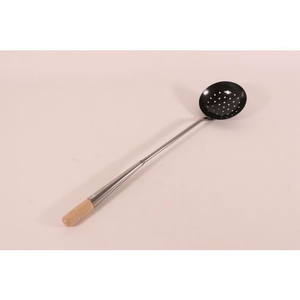 カンダ KD 鉄中華お玉 穴明 ツナギ柄 小 FC881PL-050012-イメージ2
