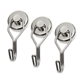 ヒラカワ 強力マグネット可動フック 3個入 FCJ816R-QT-635