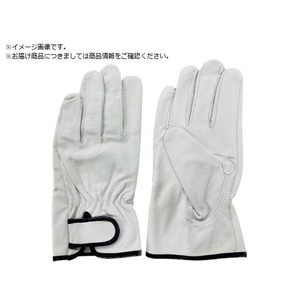 ラッキーワーカー/豚革クレストマジック 806 LL 白806-LL FC728XK-4953872-イメージ1