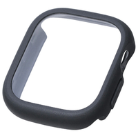 エレコム Apple Watch 42mm用フルカバーケース/TOUGH SLIM LITE/プレミアムガラス ブラック AW-25BFCTSLBK
